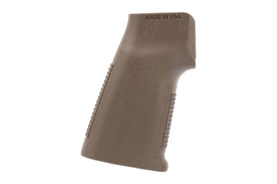 Ergonomic polymer pistol grip for AR-15, Field Drab.